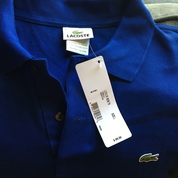 Brand new Lacoste collar Shirt - Picture 4 of 8